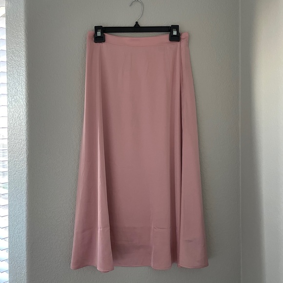 NWT Pink Satin Skirt - Picture 3 of 6